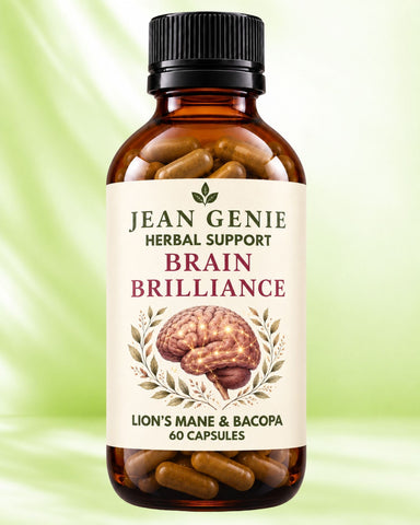 Brain Brilliance Lion's Mane Capsules (60) - Jeangeniehealth
