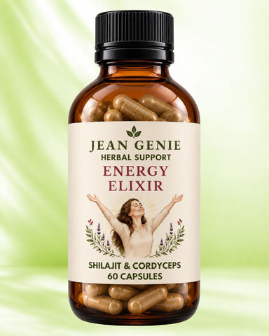 Energy Elixir – Shilajit, Cordyceps & Moringa Capsules (60) - Jeangeniehealth